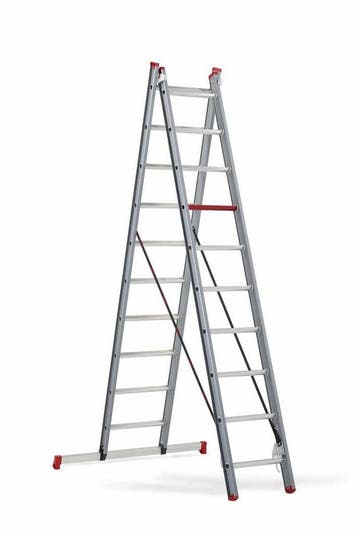 Altrex 2-delige reformladder Atlantis 2×10 sporten, Ophalen of Verzenden, Nieuw, Ladder, 4 meter of meer