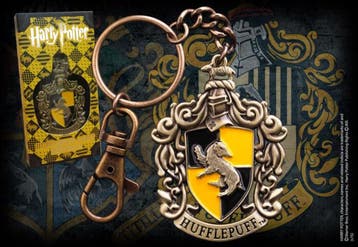 Harry Potter Metalen Sleutelhanger Huffelpuff 5 cm, Verzamelen, Ophalen of Verzenden, Nieuw