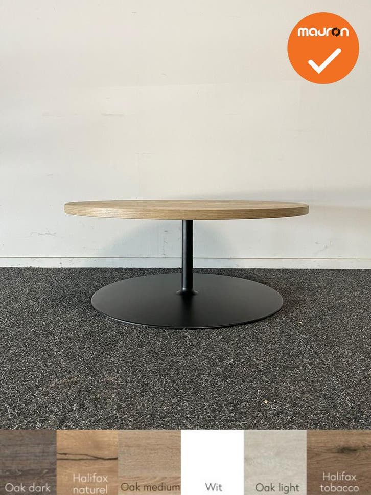 Vergadertafel - Laag model - rond - 60 cm - Halifax Naturel, Zakelijke goederen, Kantoor en Winkelinrichting | Kantoormeubilair en Inrichting