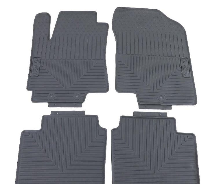Tapis En Caoutchouc Pour Kia Rio Ub 11-16 4 Unités, Auto diversen, Automatten, Verzenden