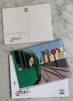 België 2007 - Kuifje Spoorwegzegel 1 x ongetand genummerd &, Gestempeld