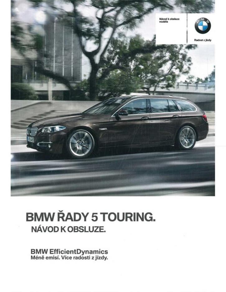 2015 BMW 5 SERIE TOURING INSTRUCTIEBOEKJE TSJECHISCH, Autos : Divers, Modes d'emploi & Notices d'utilisation
