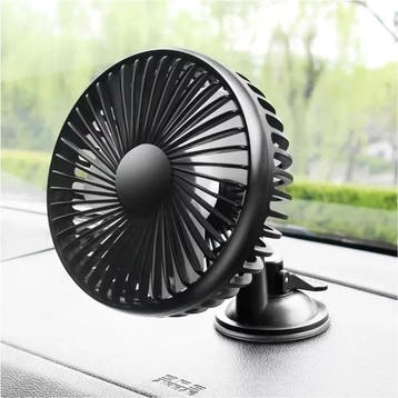 Auto Ventilator met Zuignap - Draagbare Fan USB Oplaadbaar -, Verzenden, Nieuw