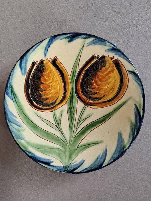 Puigdemont - Assiette - Faïence - Quatre panneaux muraux, Antiek en Kunst, Curiosa en Brocante