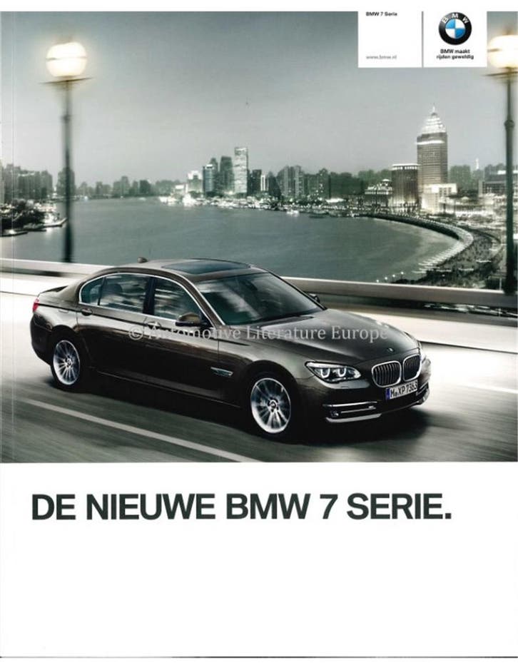 2012 BMW 7 SERIE BROCHURE NEDERLANDS, Boeken, Auto's | Folders en Tijdschriften