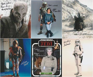 Star Wars - Big Lot of 6 Autographs!, Collections