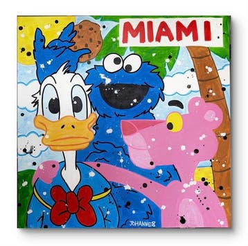 Johanne8 (1974) - MIAMI- XL Painting