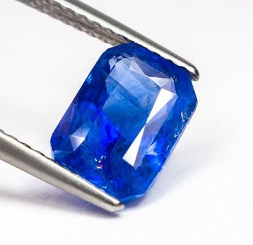 Saffier - 3.03 ct - Gem Report Antwerp (GRA) - Blue