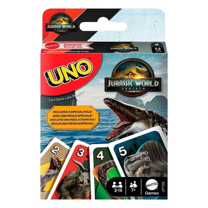 Jurassic World Uno Kaartspel, Collections, Cinéma & Télévision, Enlèvement ou Envoi