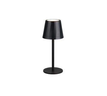 Trio DIAZ tafellamp | LED | mat zwart | Ø 8,5 cm | IP44 | 1x, Verzenden