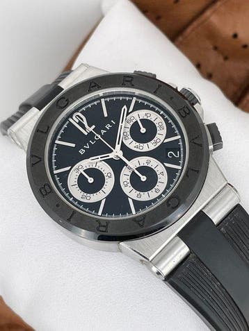 Bvlgari - Diagono Chronograph Automatic - DG 37 SCCH - Heren, Nieuw