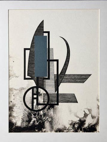 Eugène Eechaut (1928-2019) - Abstract ink composition