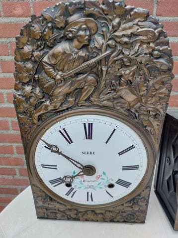 Comtoise klok (2) - Metaal - 1930-1940 - Twee, Antiek en Kunst, Antiek | Klokken
