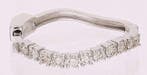 Boucles doreilles - 18 carats Or blanc - 0.65ct. tw.