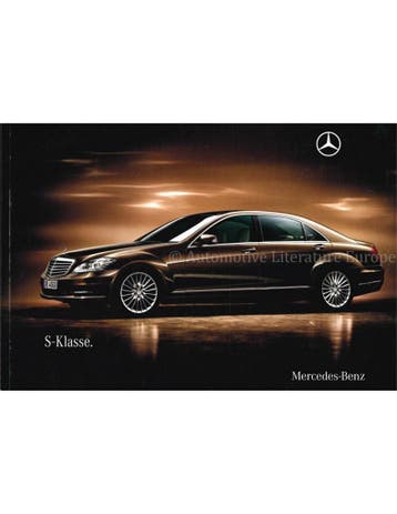 2009 MERCEDES BENZ S KLASSE BROCHURE DUITS, Ophalen of Verzenden, Nieuw