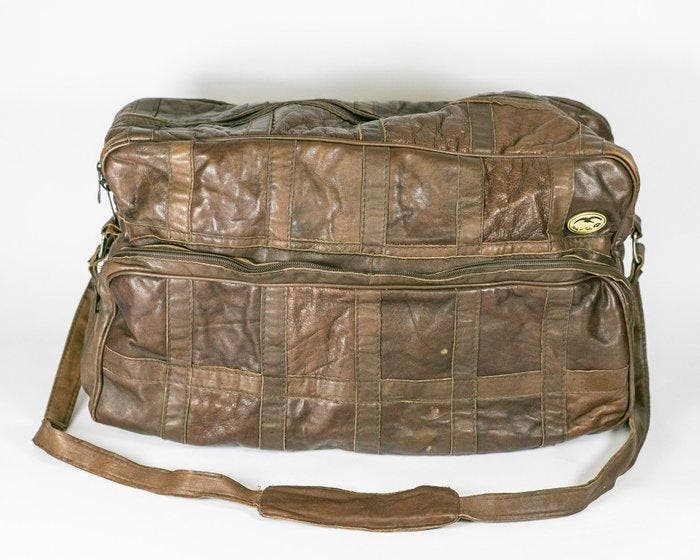 Vintage Italian leather bag - Reistas, Antiquités & Art, Curiosités & Brocante