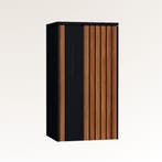 Pakketbrievenbus - ParcelXL® Woodline XXL - Zwart, Tuin en Terras, Verzenden, Nieuw, Staal, Staande brievenbus