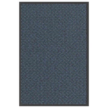 vidaXL Deurmat 60x90 cm blauw, Verzenden, Nieuw