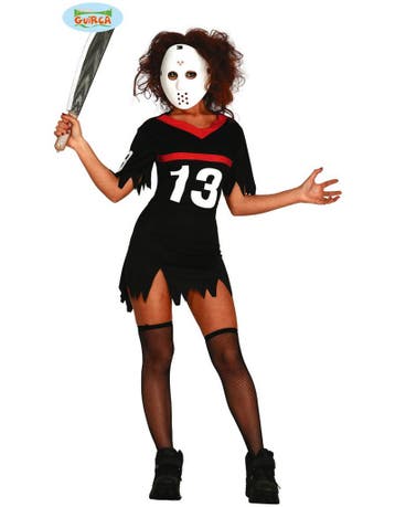 Sexy jason halloween verkleed jurk voor dames, Ophalen of Verzenden