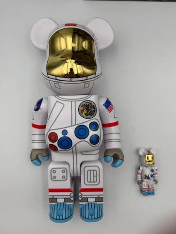 Medicom Toy - BE@RBRICK APOLLO17 ASTRONAUT 100% & 400% Set –