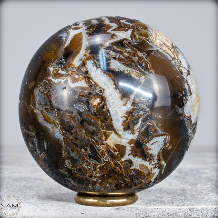 Natuurlijke Mexicaanse opaalbol Sphere- 639.76 g, Antiek en Kunst, Curiosa en Brocante