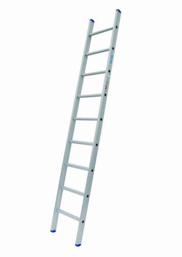 Solide 1-delige ladder 9 sporten met rechte voet, Nieuw, Ladder, 2 tot 4 meter