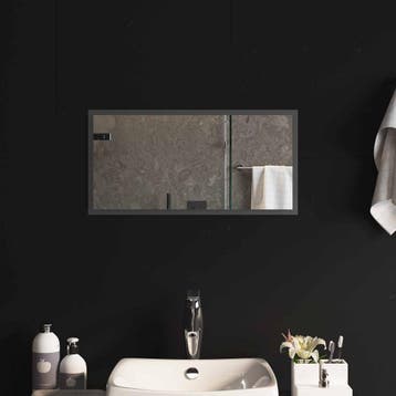 vidaXL LED Badkamerspiegel Transparant 60 x 30 cm gehard, Verzenden, Nieuw