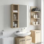 vidaXL Badkamer wandkast Sonoma Eik 20 x 14 x 70 cm, Verzenden