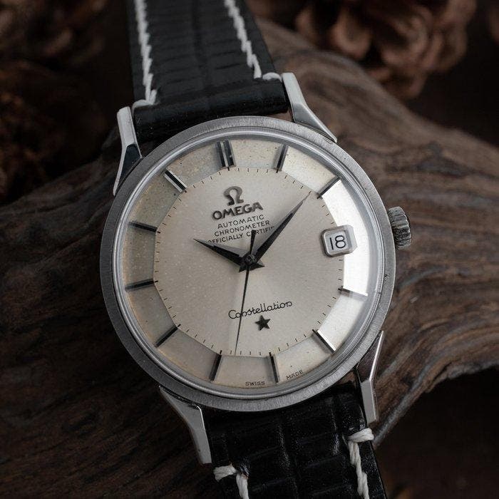 Omega - Constellation Chronometer Pie Pan Serviced -, Handtassen en Accessoires, Horloges | Heren