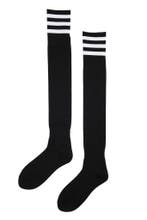 Sokken Zwart Witte Strepen 36-41 Dames Heren Unisex Zwarte L, Kleding | Dames, Ophalen of Verzenden, Nieuw