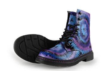 Dockers By Gerli Veterboots in maat 39 Paars, Kleding | Dames, Schoenen, Verzenden, Overige typen, Zo goed als nieuw, Overige kleuren