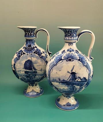 Royal Delft Porceleyne Fles - Kan (2) - Model V 5 - Keramiek