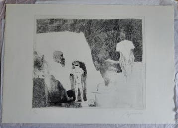 Alfred Hrdlicka (1928-2009) - Studie zur Kreissäge