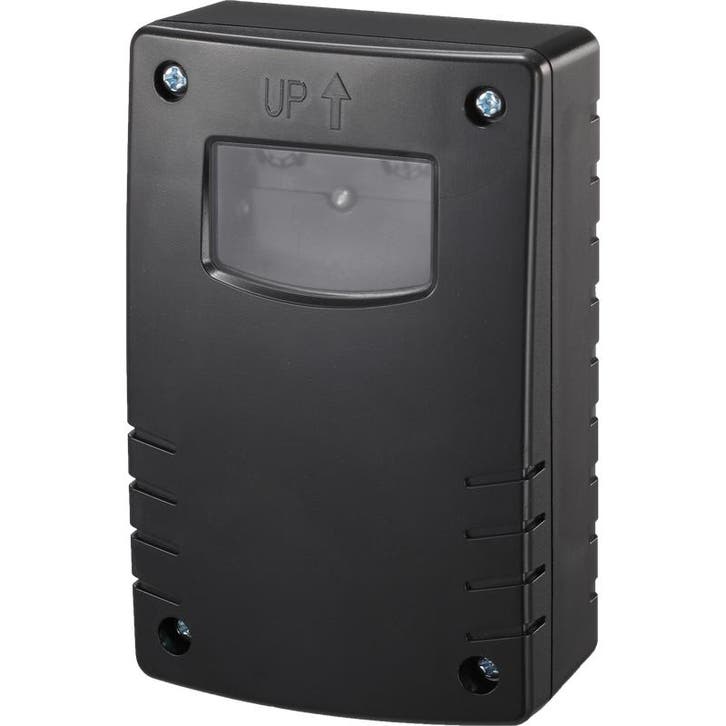 Daglichtsensor Schemerschakelaar IP44 Zwart, Tuin en Terras, Buitenverlichting, Nieuw, Netvoeding, Verzenden