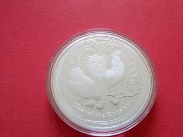 Australië. 1 Dollar 2017, Year of the Rooster – Lunar Series
