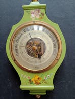 Baromètre - Bois - baromètre anéroïde vintage