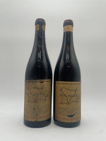 1962 & 1967 Scarpa - Barolo Riserva - 2 Flessen (0.72L), Verzamelen, Nieuw