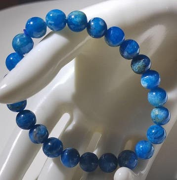 Apatiet armband - hoogwaardig - 115,15 ct- 23.02 g, Verzamelen
