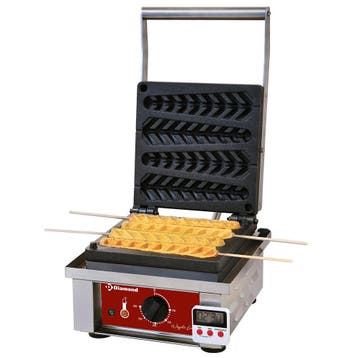Wafelijzer | Elektrisch | Wafels Op Stokjes | 4 Stuks +, Verzenden