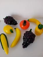 Figuur - Glas, collectie glazen fruit