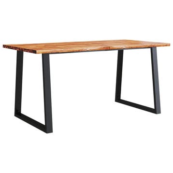 Table acacia 160cm bord naturel - Retour client -46%, Verzenden, Industrieel