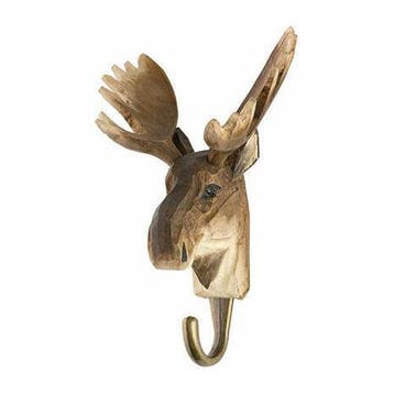 Houten kapstokhaak hout wandhaak kapstok Wildlife ELAND, Nieuw