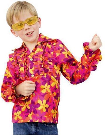 Hemd Disco hippie met print voor kids, Ophalen of Verzenden, Nieuw