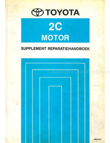 1992 TOYOTA COROLLA | CORONA | CARINA 2C MOTOR (SUPPLEMENT)