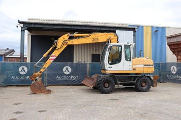 Veiling: Wielgraafmachine Liebherr A316 Diesel 86kW 2004, Ophalen