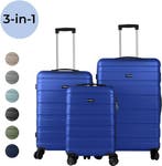 2dekans | FLY&BYE Kofferset - 3 Delig - Complete Set - 35L, Ophalen of Verzenden