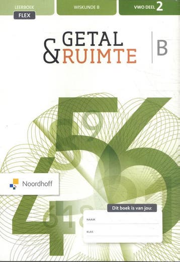 B vwo deel 2 / Getal & Ruimte / leerboek flex 9789001893965, Verzenden, Gelezen
