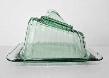 Royal Leerdam - A.D. Copier - Boterschotel - Kaasstolp, Art