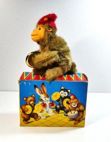 Max Carl (Western-Germany) # - 1960s Mechanical Monkey
