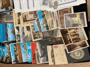 Collectie van memorabilia - Wereldverzameling met